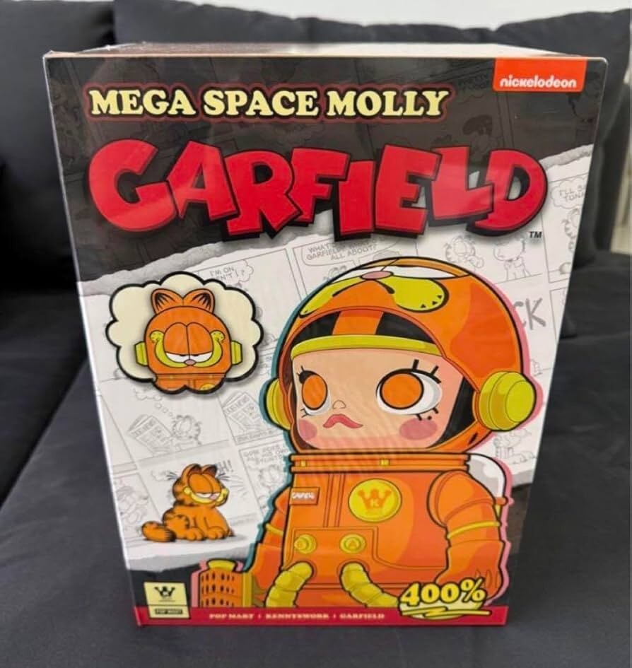 MEGA コレクション 400% SPACE MOLLY Garfield 2024 POPMART MEGA SPACE MOLLY 400% Garfield Action Figure | eBay