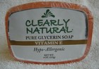 CLEARLY NATURAL***VITAMIN E***Pure Glycerine Soap HYPO~ALLERGENIC~~4 oz/113g~NEW — photo 3