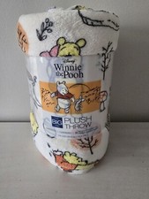 Disney Winnie the Pooh Plush Throw Blanket 5' x 6 ft The Big One
