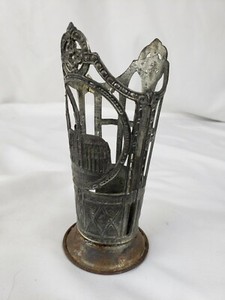 Great old pewter glass, ca. 1920s, Germany