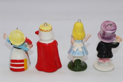 (4)Figure Vintage Company Of Friends Alice in Wonderland 1979 porcelain Ornament - Picture 4 of 6