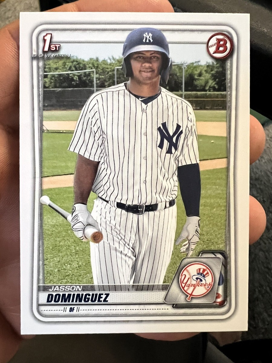 2020 Bowman Chrome Jasson Dominguez 1st Bowman BCP-8 Yankees Plus 