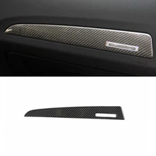 Fit For Audi Q5 2009-17 Real Carbon Fiber Central Console Dashboard Strip Cover