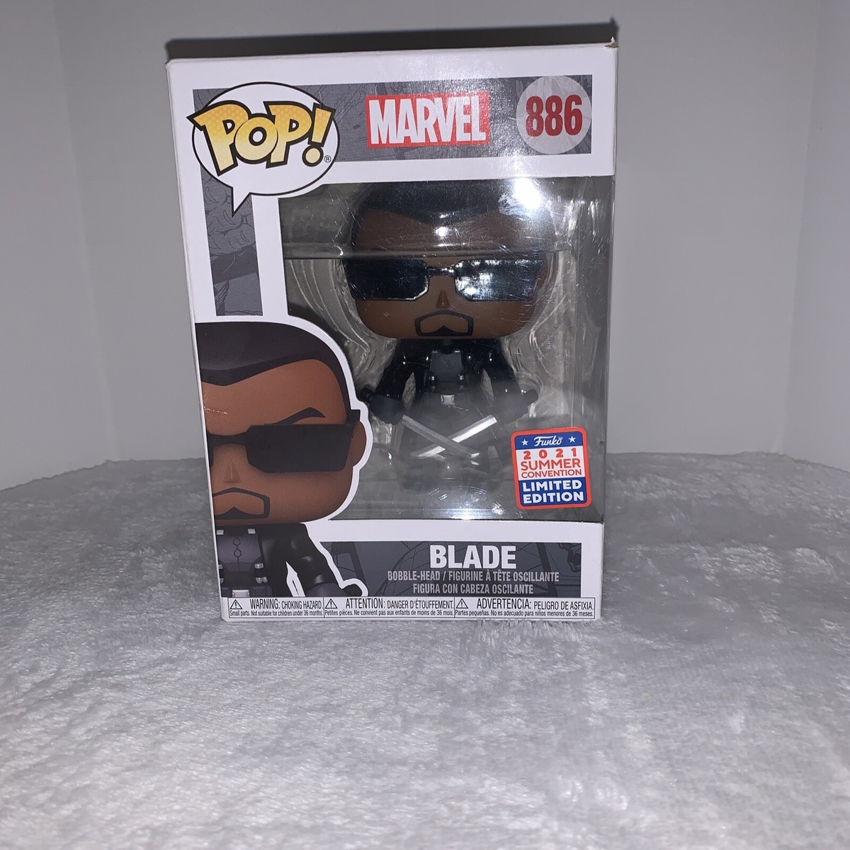 Marvel BLADE ファンコ886 2021年夏コンベンション 限定版 POP! Marvel: Blade Vinyl Figure - 2021 Summer Convention