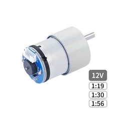 520 Encoder DC Geared Motor Brush DC 12V Hall AB Phase Speed Measuring Code