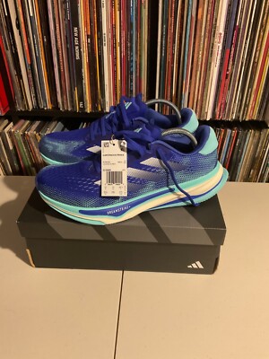 adidas Supernova Prima Running Lucid Blue Zero Metallic ID3686 Men's Size 11
