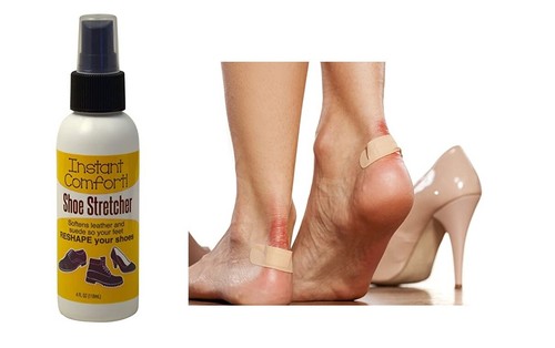 liquid shoe stretch spray