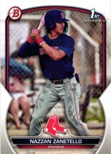 2023 Bowman Draft #BD-3 Nazzan Zanetello