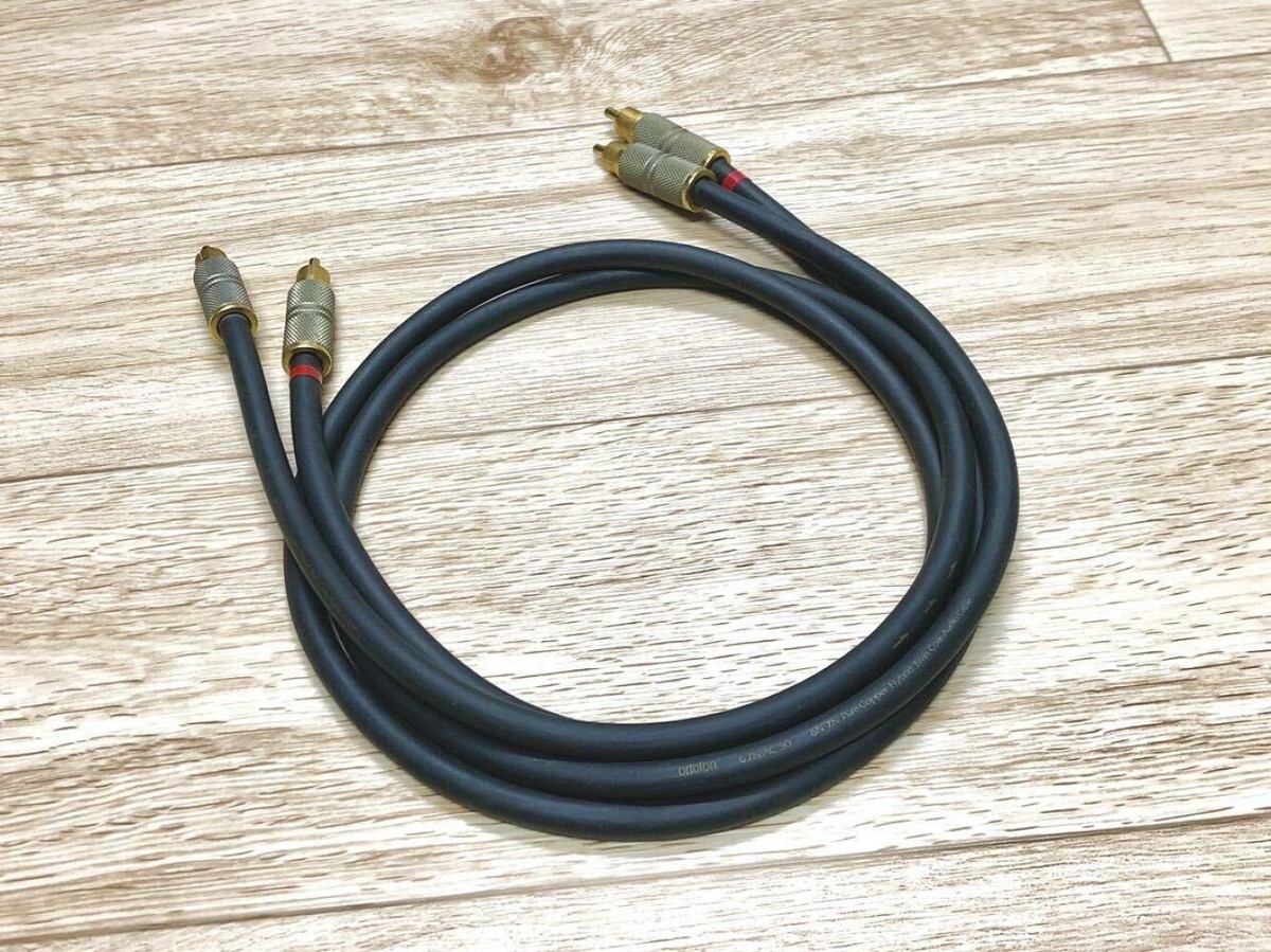 ORTOFON 6n7n hybrid RCAケ−ブル1m✕4本セット Free Shipping) ORTOFON 6.7n AC-50 RCA Cable Pair, Tested | eBay