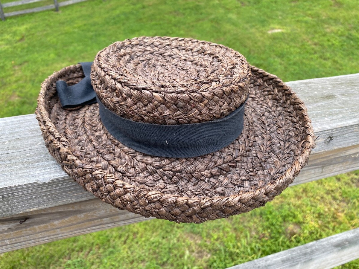 Helen Kaminski Chocolate Brown Raffia Hat Floppy Australia 