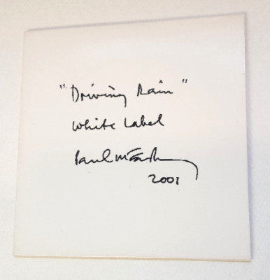 Paul McCartney Driving Rain ''White Label'' CD Sampler Advance Promo 6 Tracks