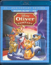 OLIVER AND COMPANY-DISNE-1 BLU RAY SET-2013-ENGLISH / FRENCH-FREE SHIP IN CANADA