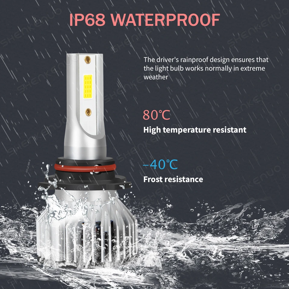 Светодиодные фары дальнего и ближнего света для Mercury/Ford Grand Marquis 1992 1993 1994-1997 - Изображение 4 из 4