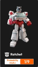 Blokees Transformers Galaxy Version 01 Mini Model Kit Ratchet 1/9