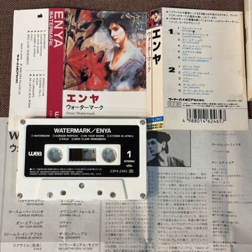 ENYA Watermark JAPAN CASSETTE 23P4-2465 w/ PS (flap intact) + INSERT 2,163 JPY - Picture 1 of 10