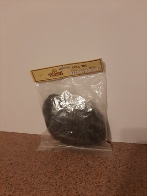 Tallinas Doll Wig Vintage New Old Stock Style 201 Size 13 Grey Hair
