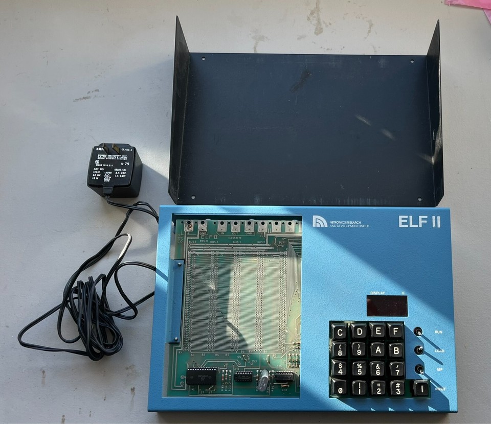 Netronics ELF II in Netronics Metal Enclosure - Tested RCA COSMAC 1802 ...
