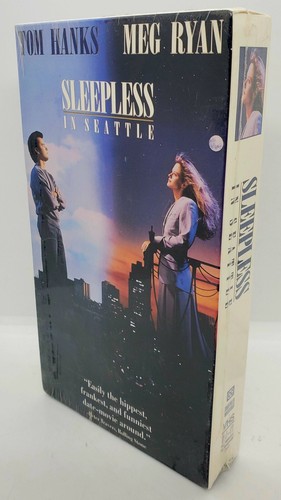 Sleepless In Seattle x2 (VHS 1993) 1 Factory Sealed 1 CIB! 1st Print Mint! 🎬 - Picture 7 of 13