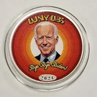 1 oz Silver Round 2024 Luny Libs Bye Biden MAGA Red State Mint CoA - F8715