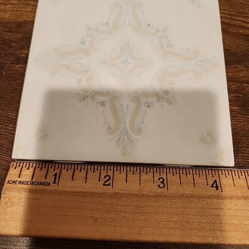 Vintage H &R Johnson Cristal Lot of 6 ceramic wall tiles NOS Made In England - Picture 12 of 12