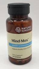 Nature's Natures Sunshine MIND-MAX - 90 Capsules Memory & Concentration Support