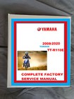 2008-2020 Yamaha Tt-R110 motorcycle workshop service manual binder 19 18 17 16 5