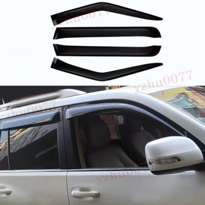 2010-2020 For Toyota Land Cruiser Smoke Black Window Visor