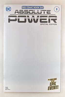 Free Comic Book Day 2024 Absolute Power #1 Blank Var. 2024 VF+