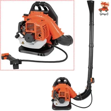 Commercial Gas Powered Grass Lawn Blower Backpack Leaf Blowing Machine 2 Stroke