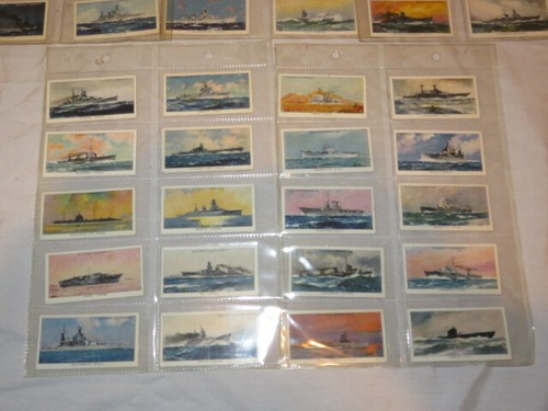 John Player Tobacco Complete Set of 50 Cards Modern Navel Craft/Ships w/Sleeves - Picture 4 of 5