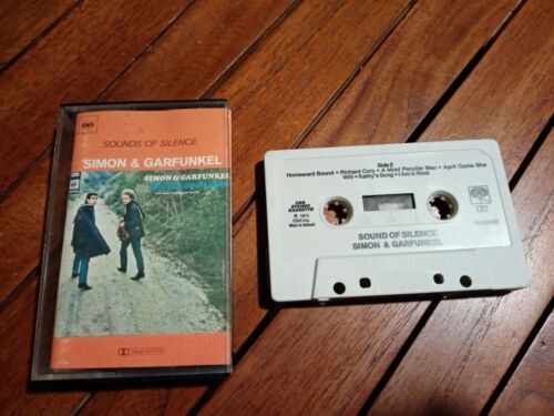 vintage K7 CASSETTE  AUDIO tape:Simon and garfunkel-sounds of silence - Foto 1 di 2