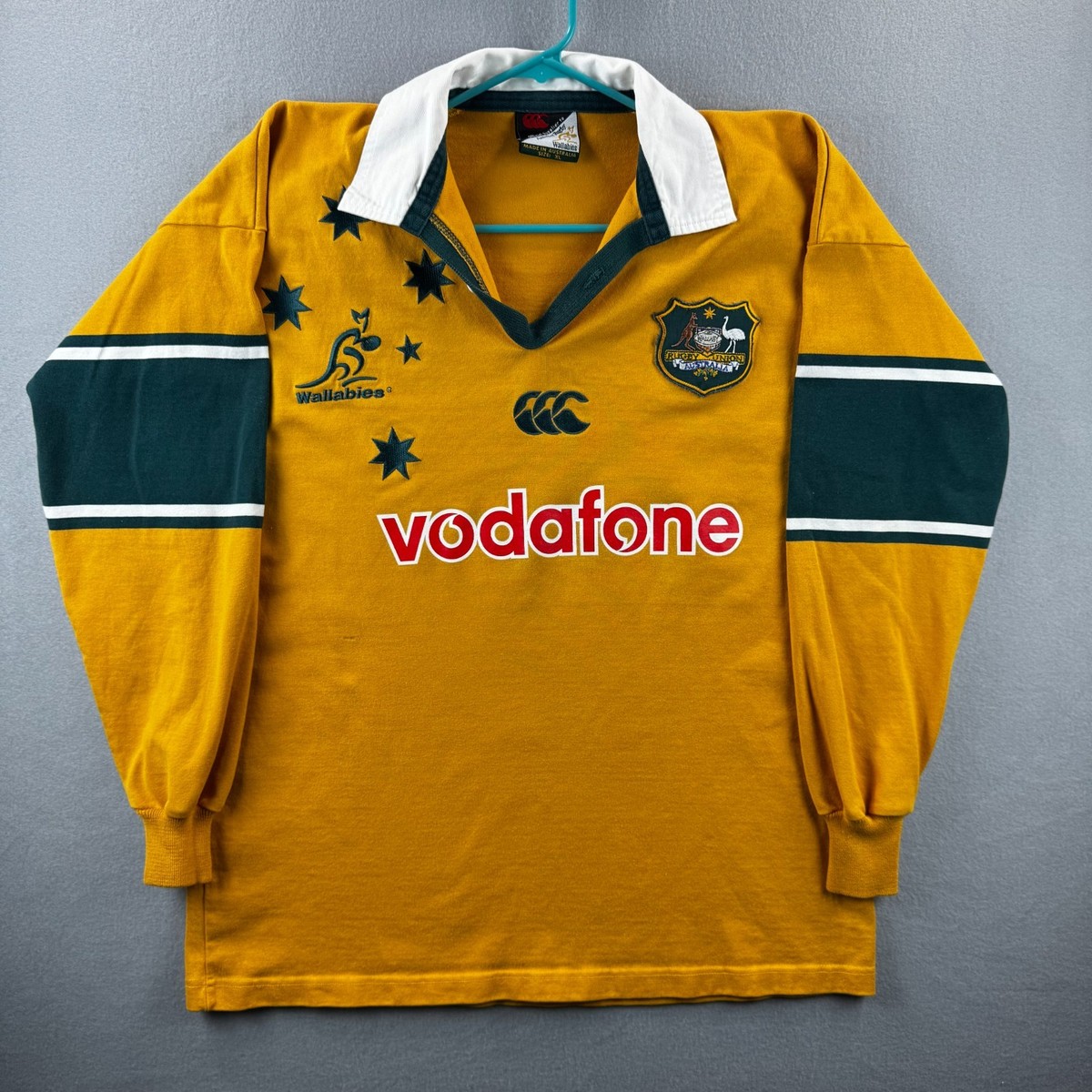 90s Canterbury Wallabies Jersey デッドストック Vintage 90s Wallabies Canterbury of Australia Rugby Shirt