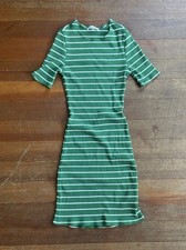 Reformation Mini A Line Striped Dress Size Xs