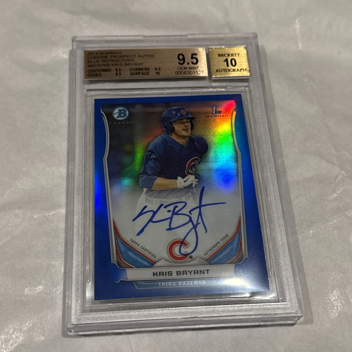 Bowman Chrome 1/1 】田中将大 Beckett 9.5 NY Bowman Chrome 1/1