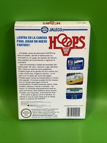 NES GAME HOOPS - PROBADO + GARANT&Iacute;A - RARO PAL-B EUROPEO - EN CAJA + MANUAL