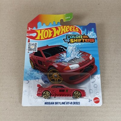 Hot Wheels 2025 Color Shifters Nissan Skyline GT-R (R32) Red Color