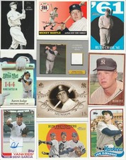 ⚾ HUGE 300 different YANKEES card lot 1962- 2025 Mantle Jeter Judge Ruth Berra