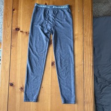 Boys Russell Lightweight Long Underwear Gray Size Medium 8 Preowned