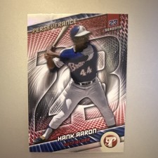 Topps Pristine 2025 Perseverance Hank Aaron Insert #P-7 Atlanta Braves MLB