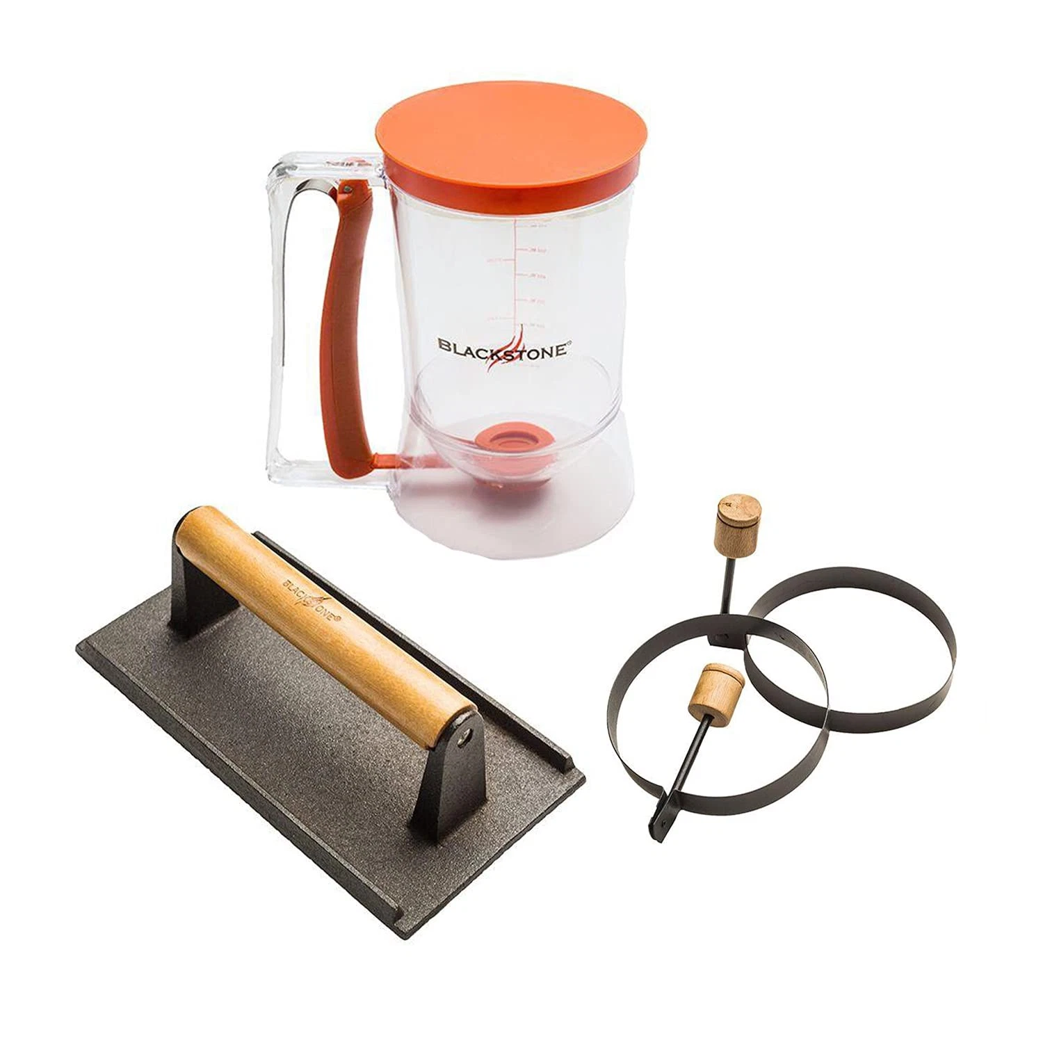 Blackstone 1543 Outdoor Griddle Breakfast Kit Pancake Dispenser Egg Rings Batter
Opens in a new wind