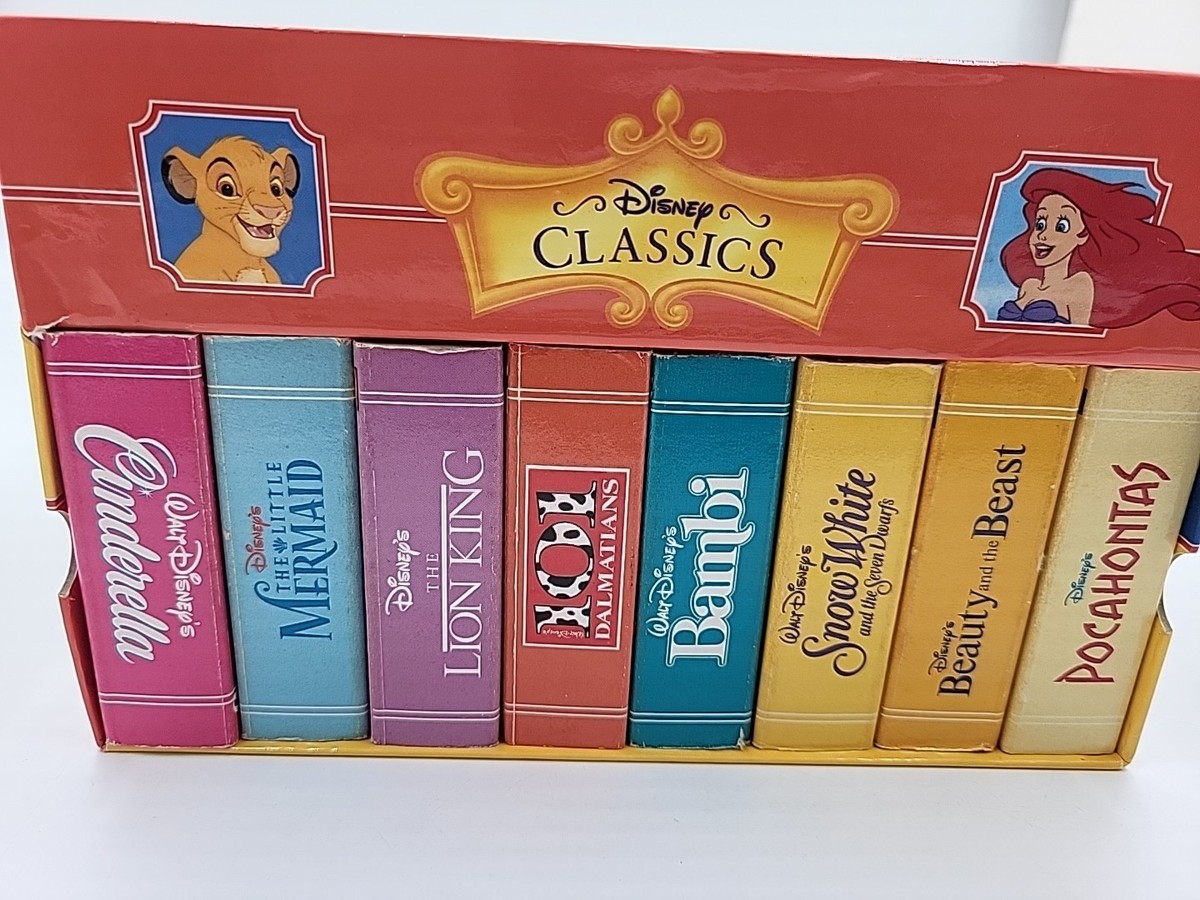 ヴィンテージディズニー・洋書 Vintage 1999 Disney Classics Book Block - 10 Small Books - Lion