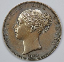 1840 Great Britain Young Head Farthing