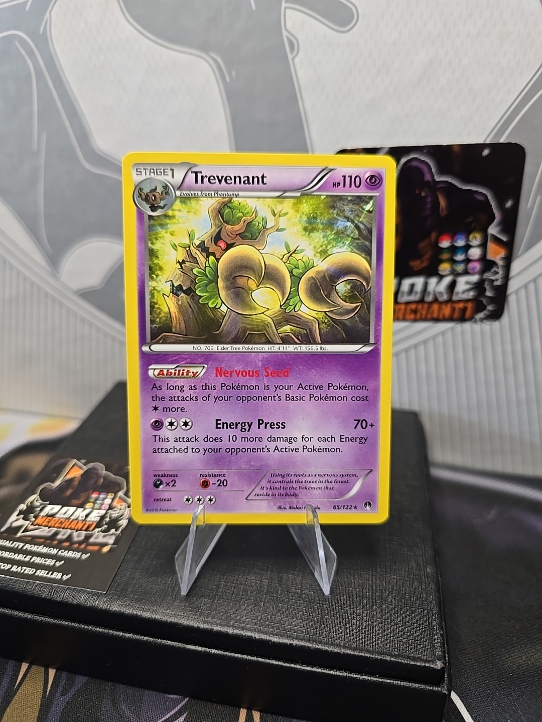 Trevenant 65/122 BREAKpoint Rare Mint Pokemon Card