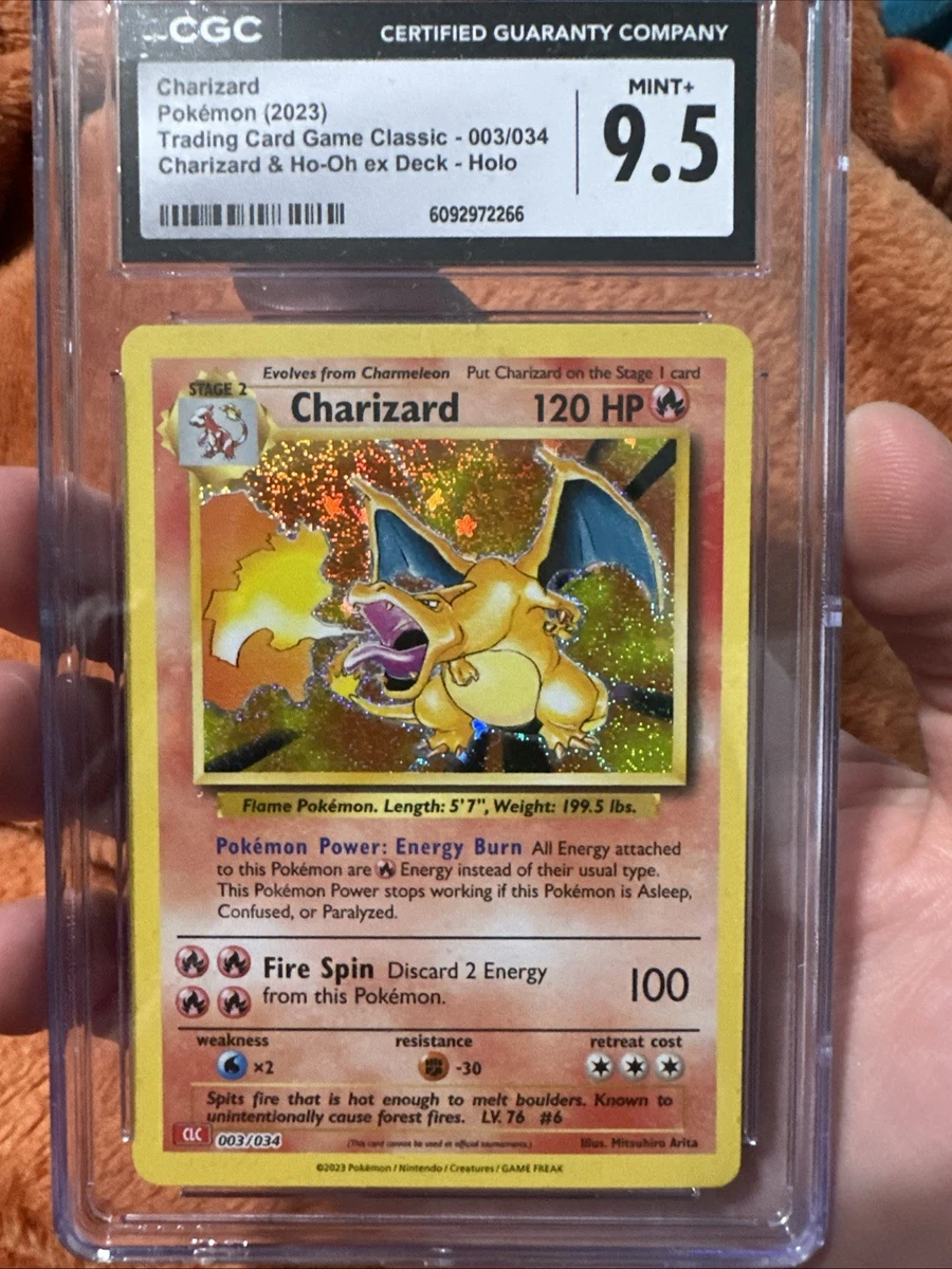 Charizard Pokémon TCG Grade 9.5 Individual Collectible Card Game