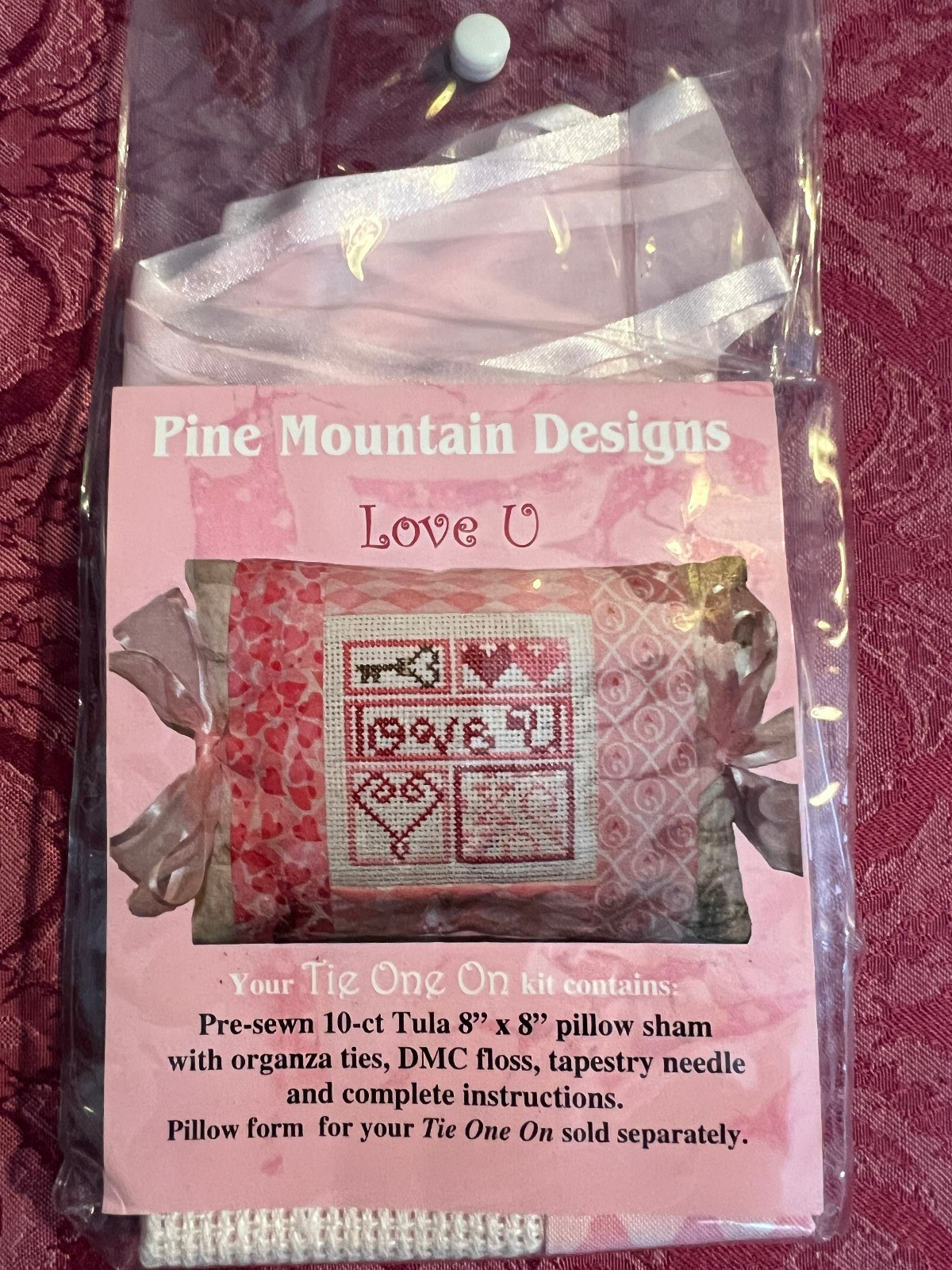 Pine Mountain Designs-  Love U  Pillow Kit
