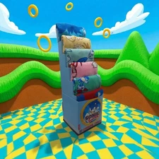 Sonic the Hedgehog Men Casual Crew Socks 6 pairs new in package