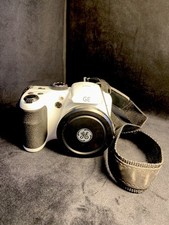 White GE X450 16MP Digital Camera WORKING General Electric With 4 GB SD