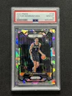 2023-24 Panini Prizm Victor Wembanyama #136 Cracked Ice Rookie RC PSA 10 Gem Mt