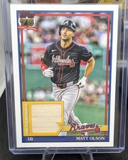 2026 Topps Series 1 Matt Olson 1991 Topps Relics #91R-MO Bat Relic Braves