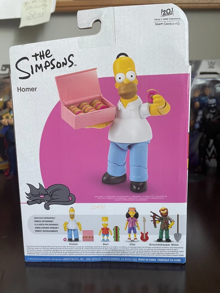 Juego de 4 figuras THE SIMPSONS Wave 4—HOMERO, MOE, KRUSTY, LISA—Jakks Pacific 5" Foto 2 de 4